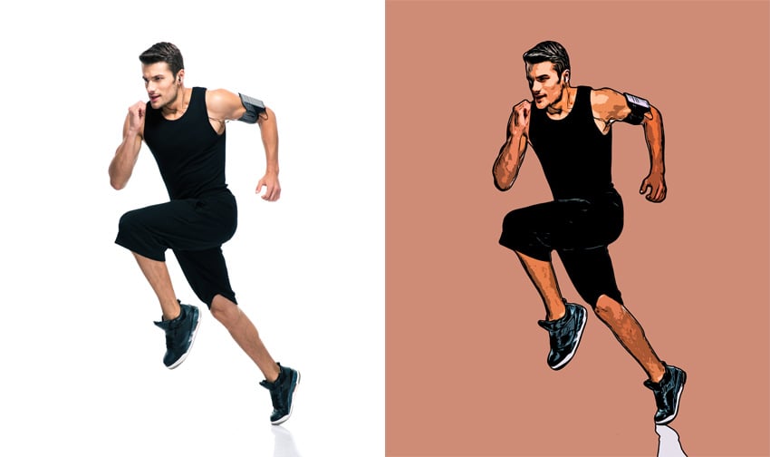cartoon photoshop action