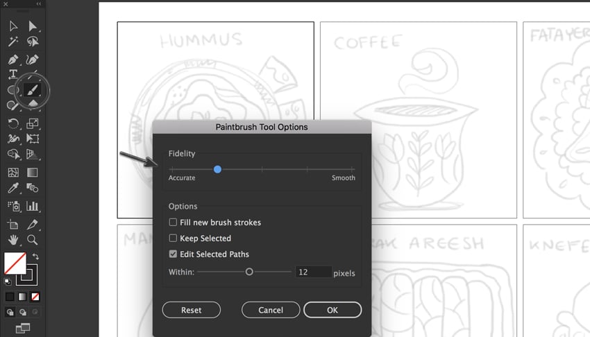 paint brush tool artbrush fidelity