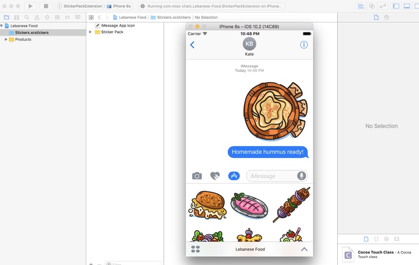 test run stickers imessage