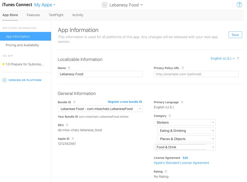 itunes connect app