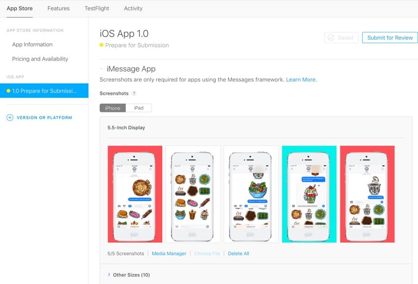 itunes imessage preview images app