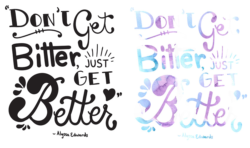 Apply your graphic style to the newly created design