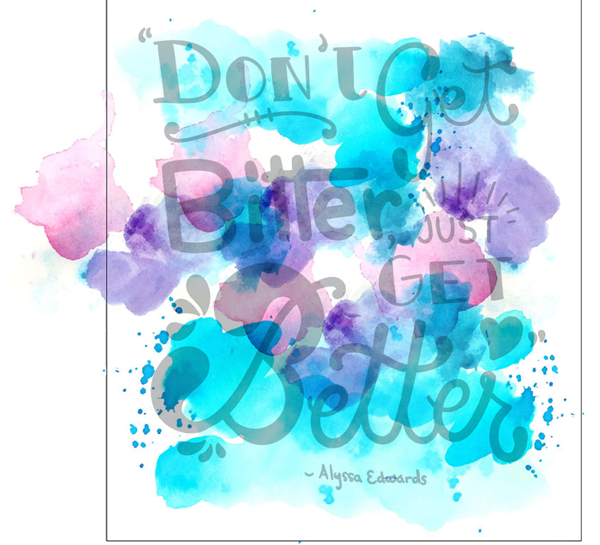 Group together your watercolor textures