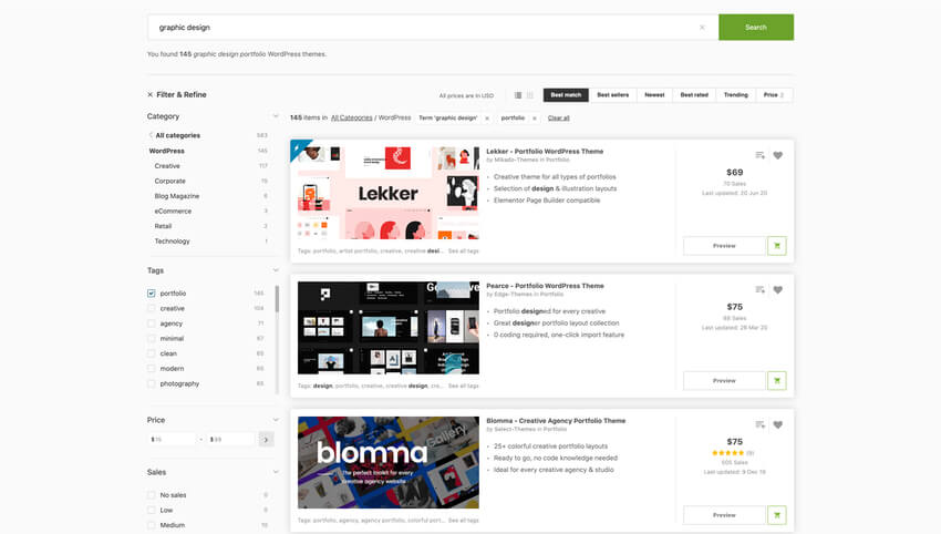 25 besten WordPress-Themes für Grafikdesigner | Envato Tuts+
