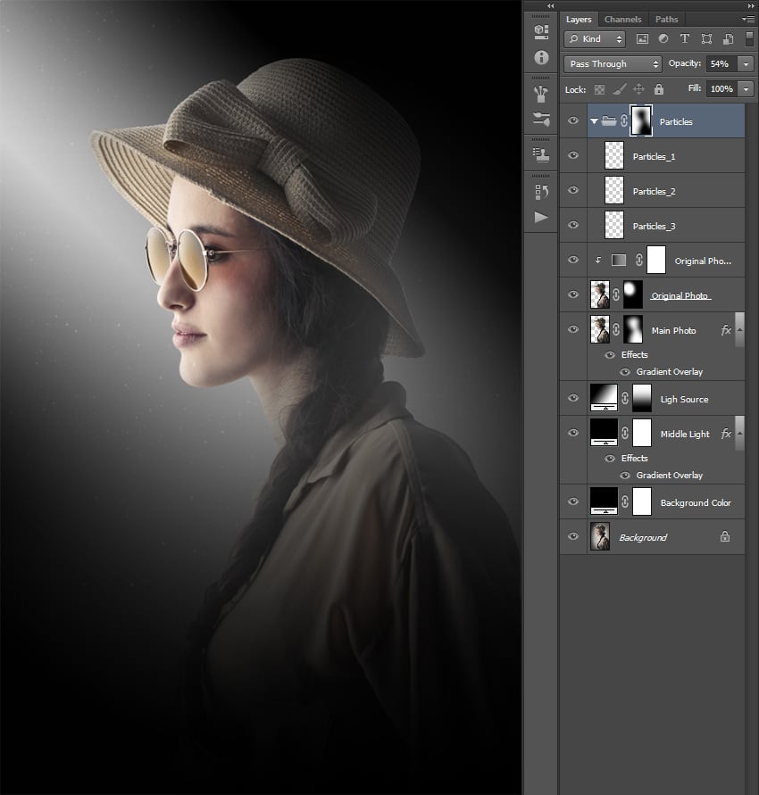 Adding feather to layer mask