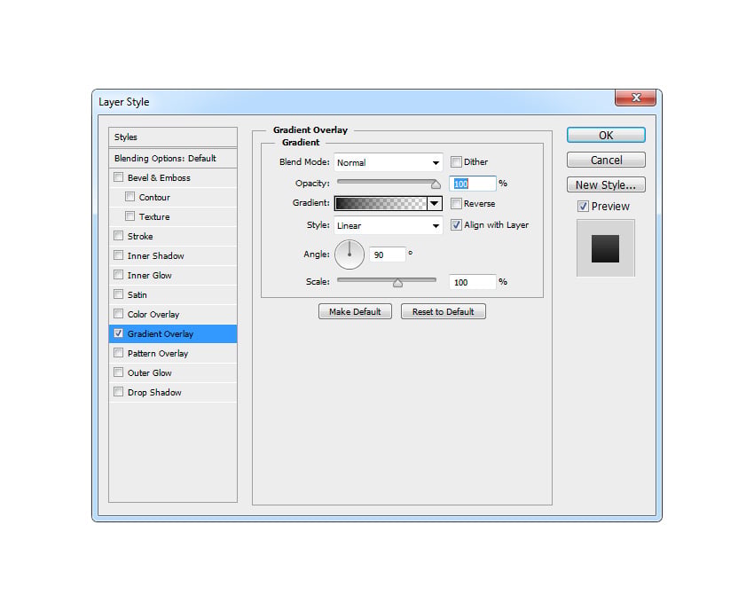 Adding layer style