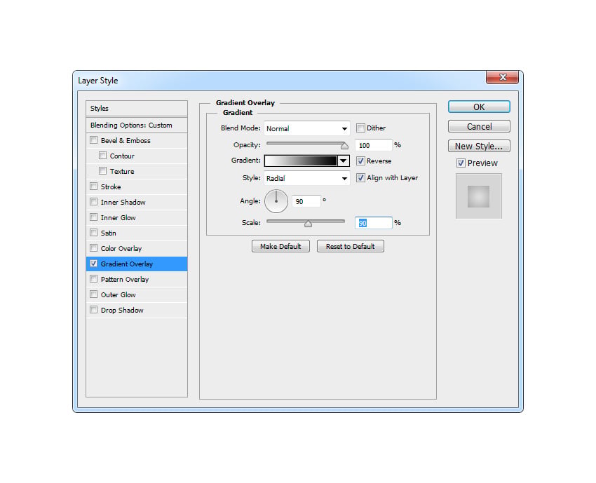 Adding layer style