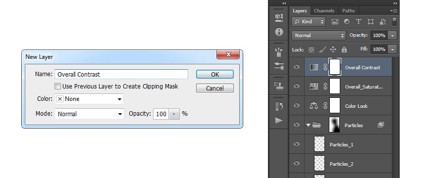 Creating new gradient map adjustment layer