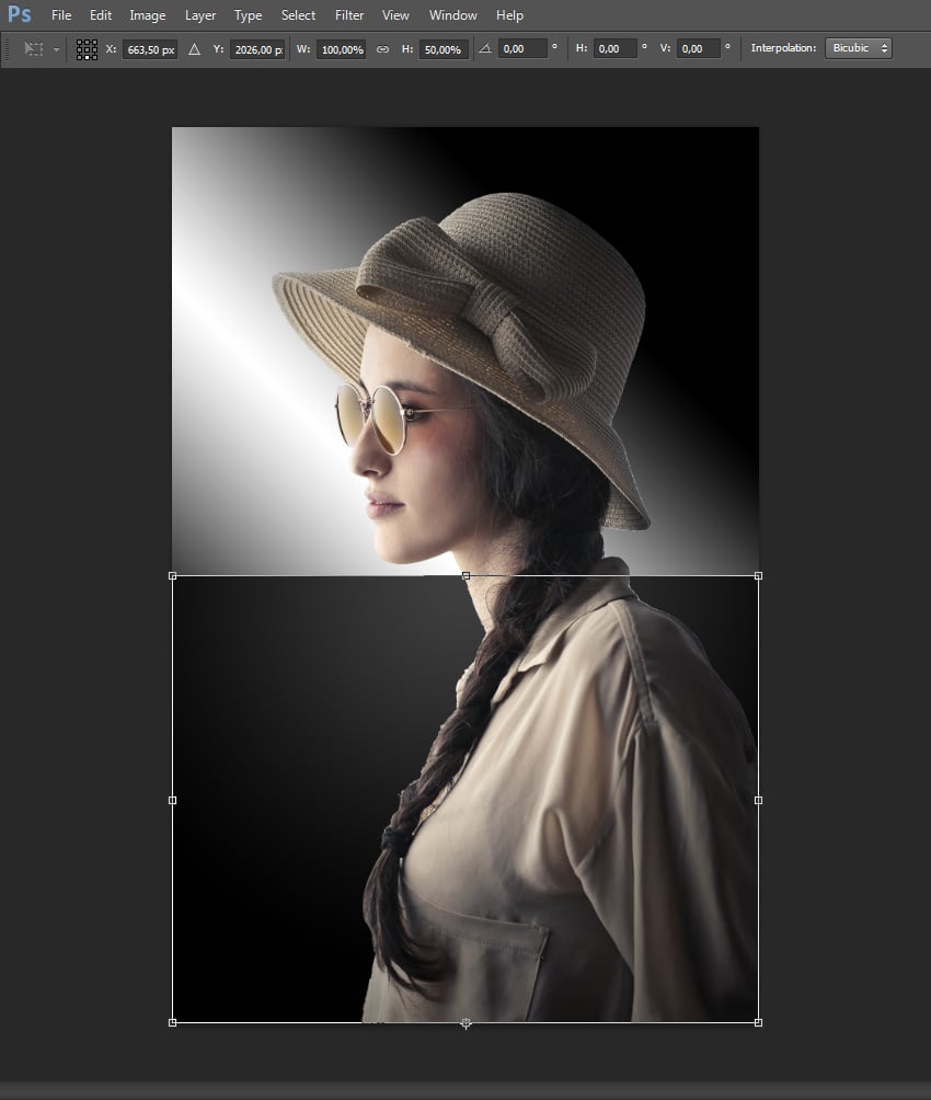 Transforming the layer mask