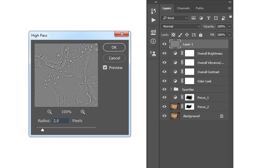 Adding high pass filter
