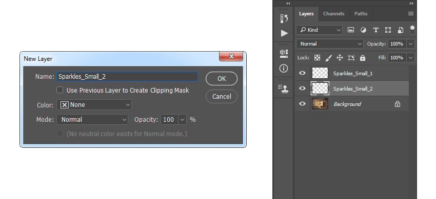 Creating new layer