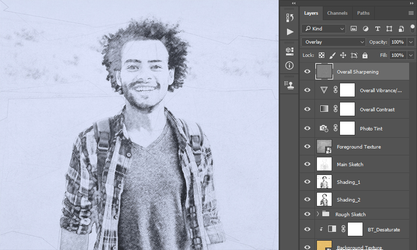 Changing blending mode