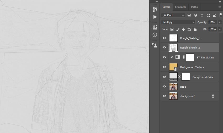 Changing blending mode and opacity