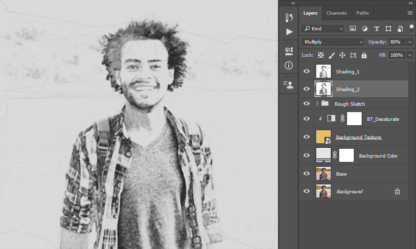 Changing blending mode and opacity