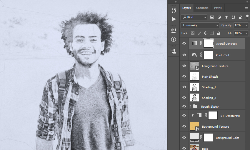 Changing blending mode and opacity