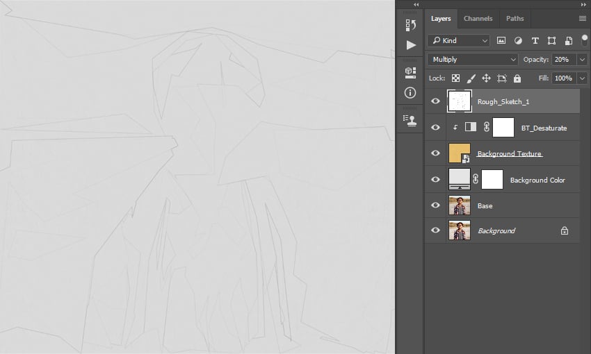 Changing blending mode and opacity