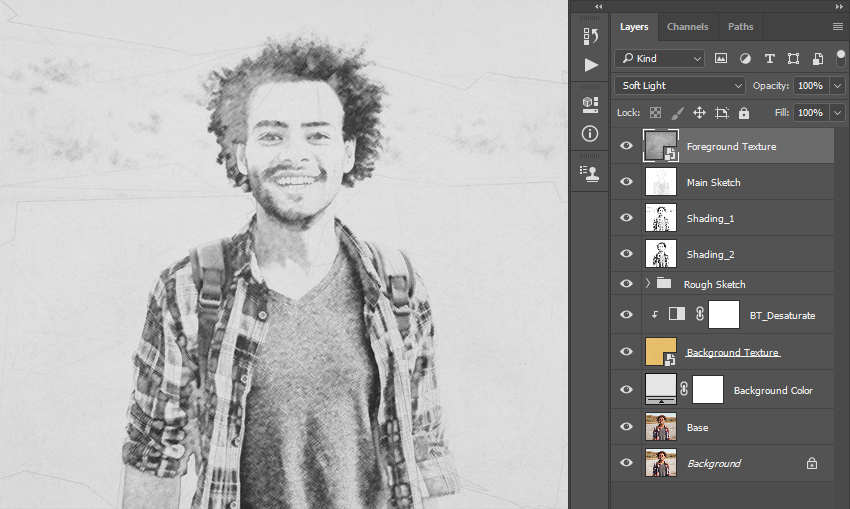 Changing blending mode