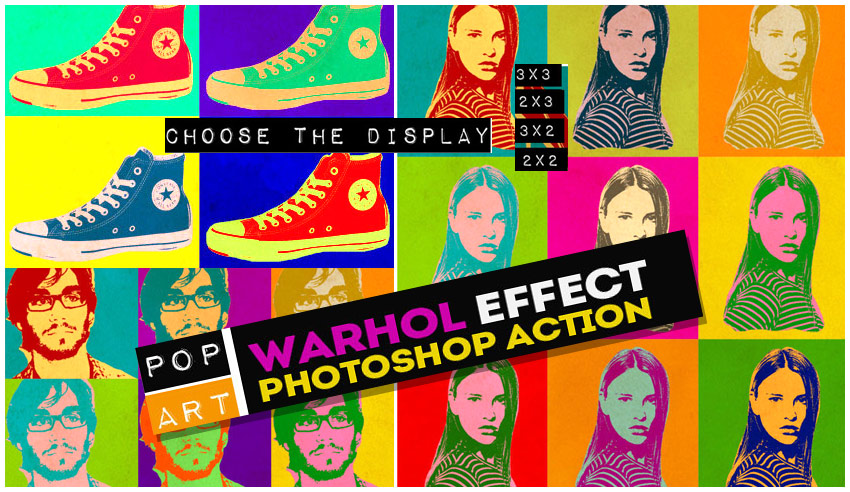 Warhol Pop Art Photoshop Action