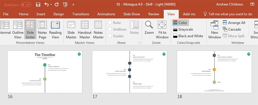 Timeline Slides