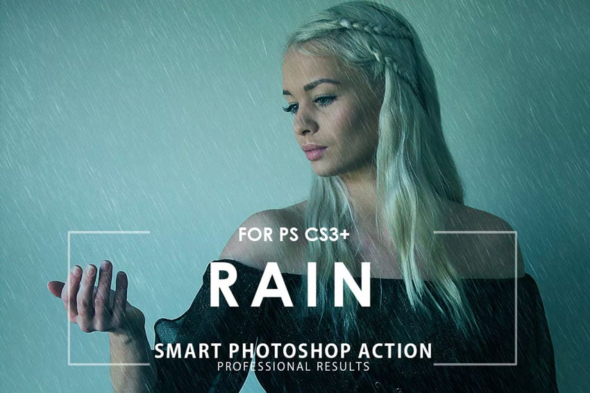2 Rain Photoshop Action