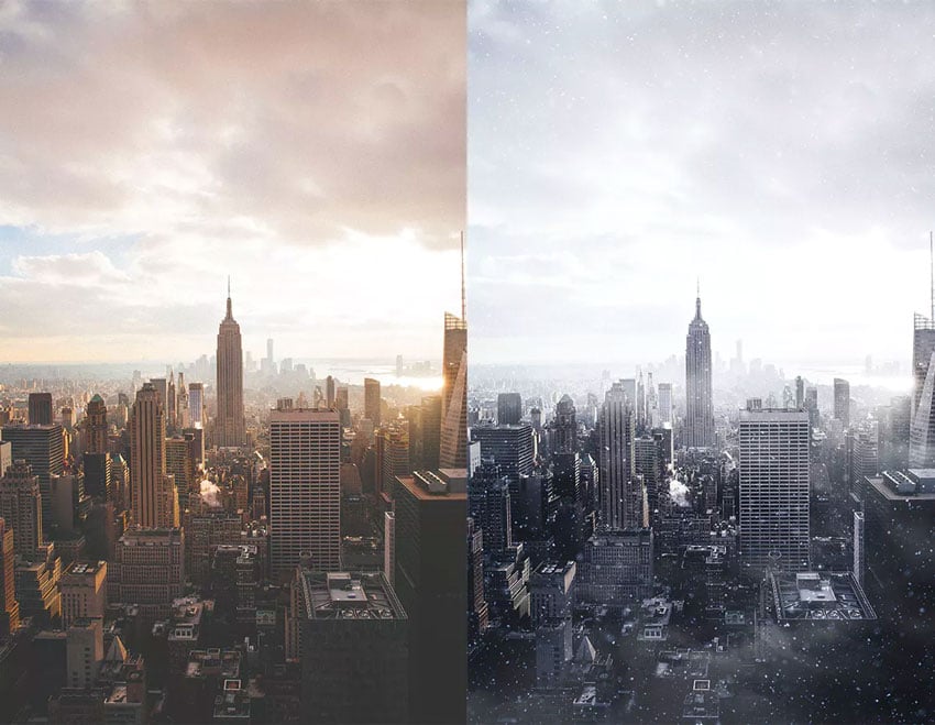 Winter Photoshop Actions