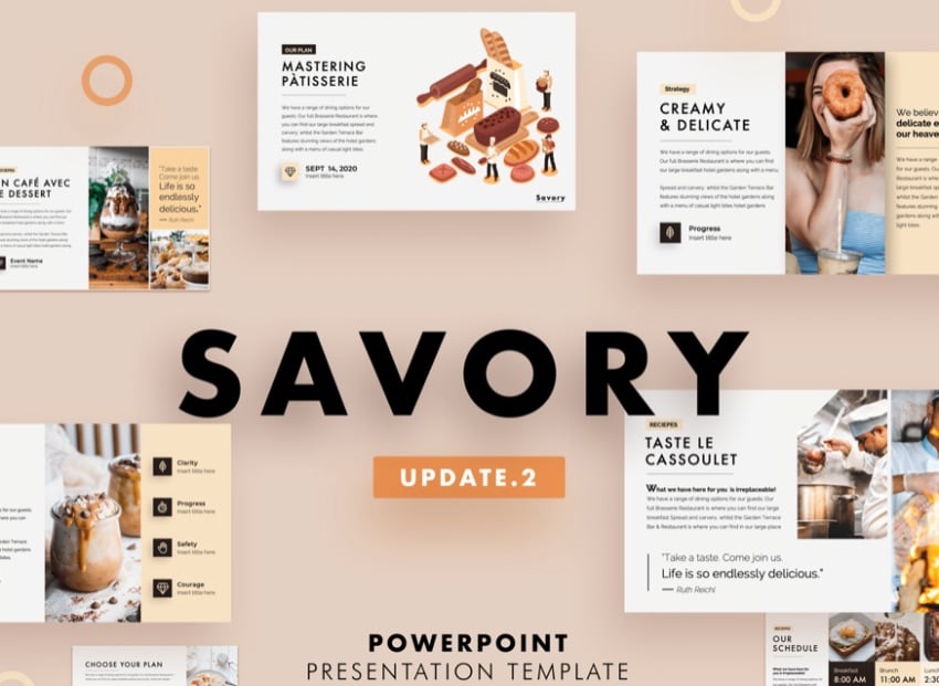 18 Free Food, Restaurant, & Menu PowerPoint Template Downloads 2025 ...