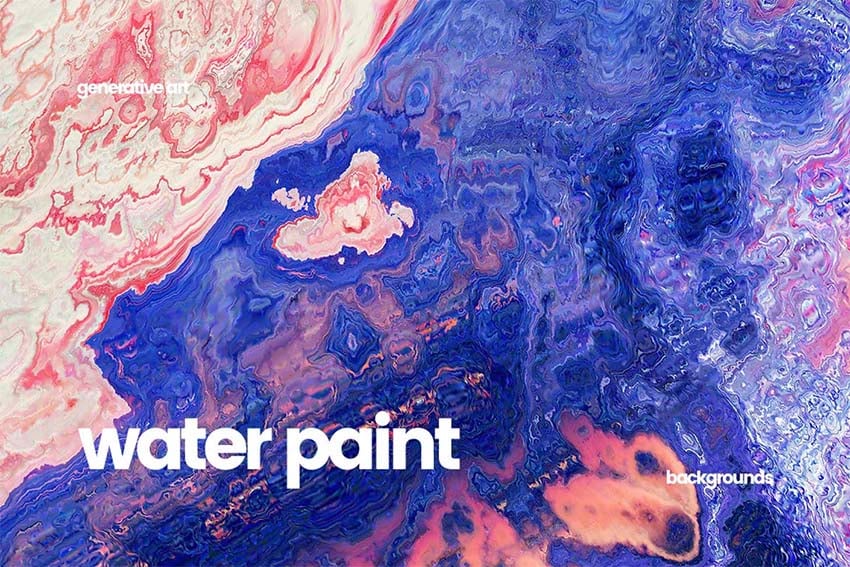 Abstract Water Painting Textures