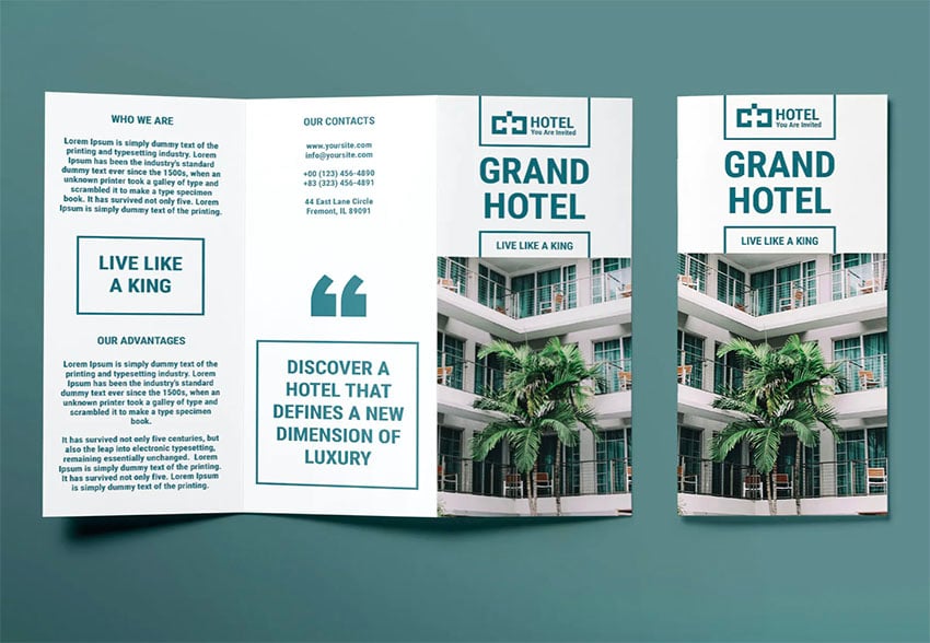 44 Best Hotel Brochure Templates (Wedding, Spa, Resort and More)