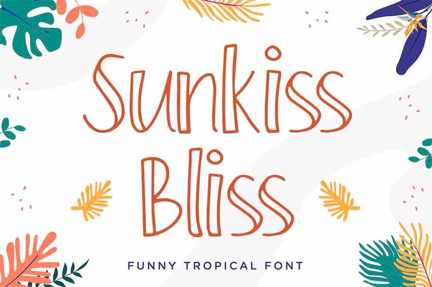 41 Stylish Tropical Fonts (Island and Beach Themed Fonts)