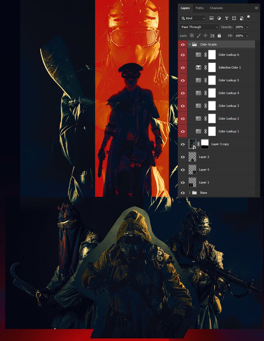 color lookup result