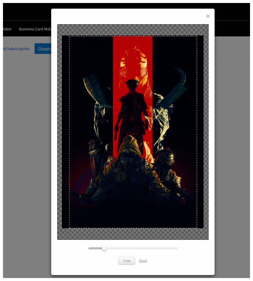 crop image