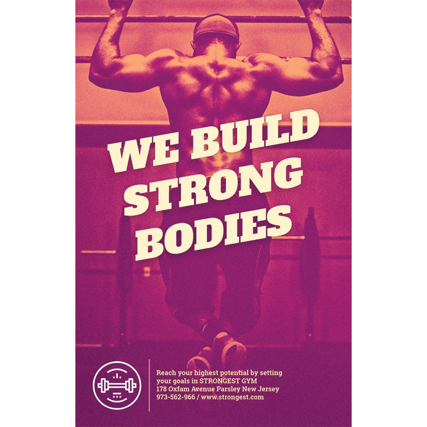Gym Flyer Design Template