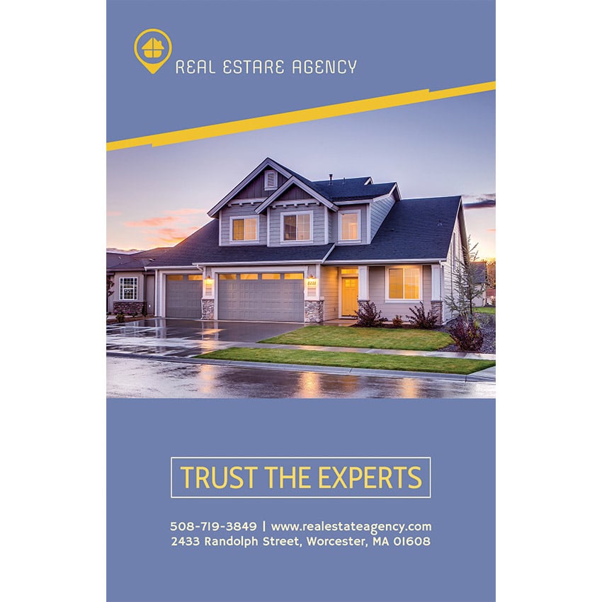 Flyer Maker to Create a Real Estate Agency Flyer