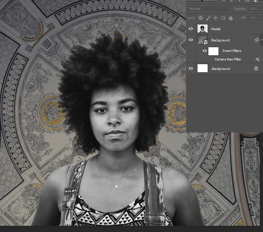 Adding the background in the main canvas