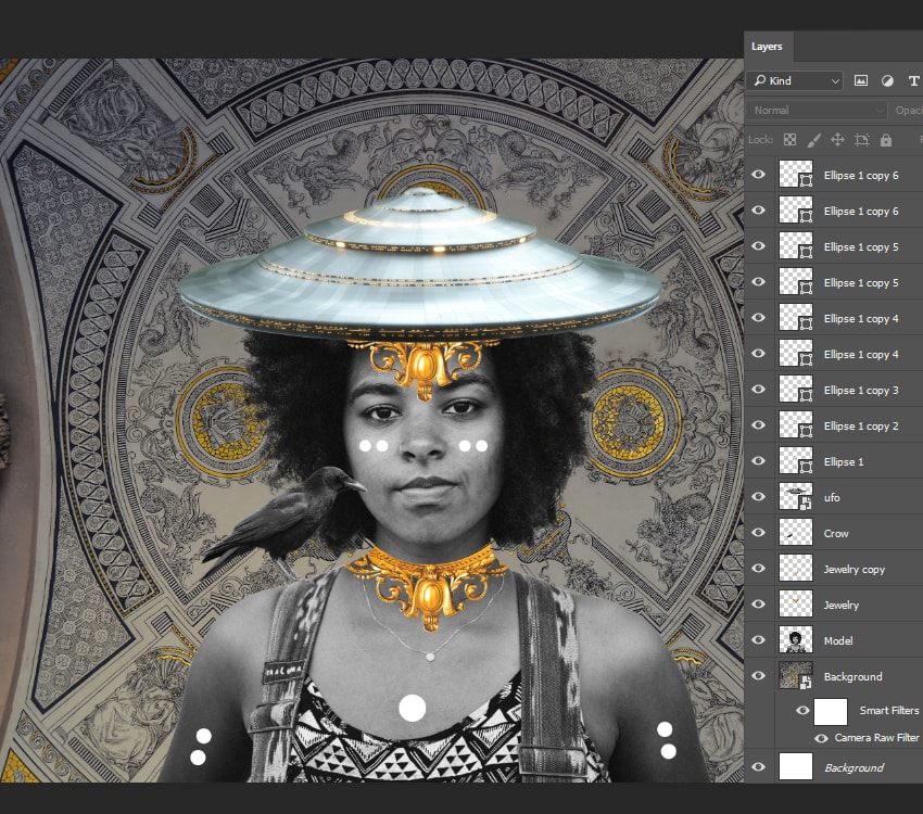 Adding the tribal marks