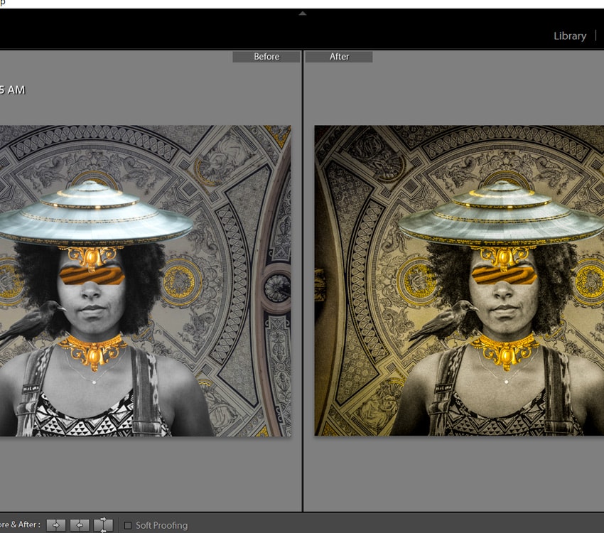 Before and After photo retouch