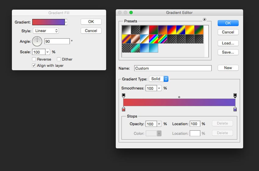 Create a new gradient layer