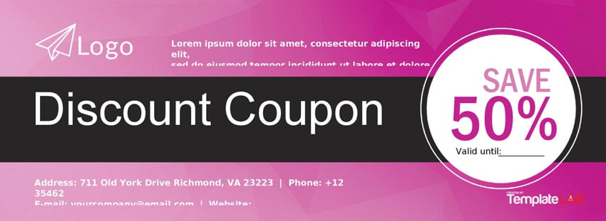 20 Best Free Printable Coupon Templates for Microsoft Word to Download ...