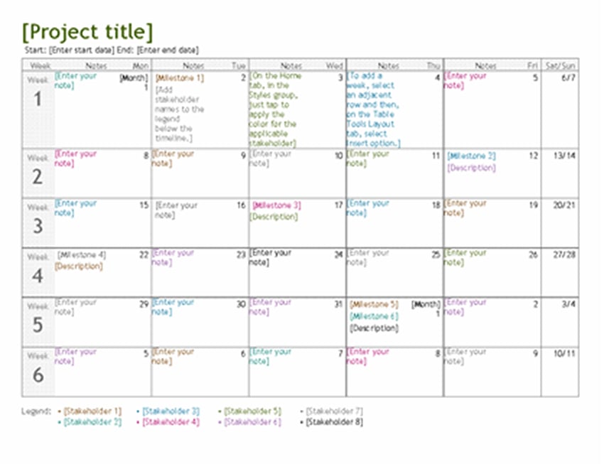 Best Free Microsoft Word Timeline Templates To Download 2022