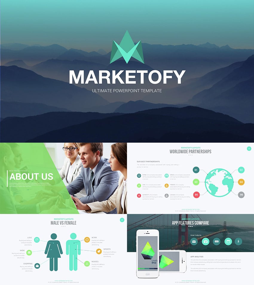 Marketofy Professional PowerPoint Template