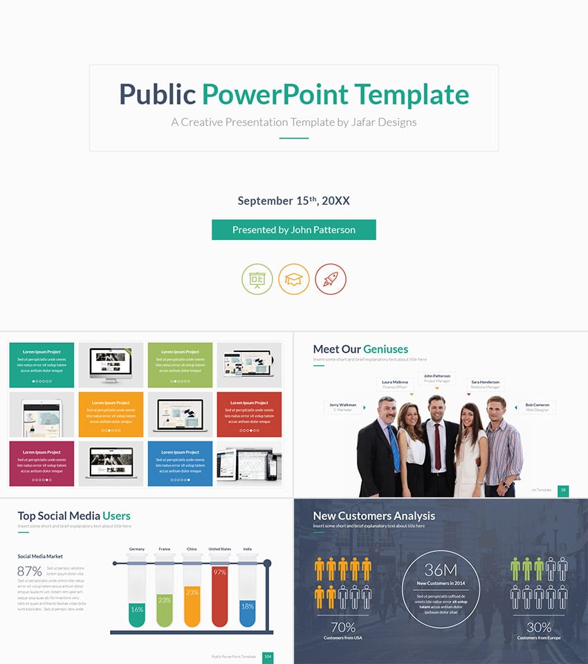 Public PPT Professional Template Design