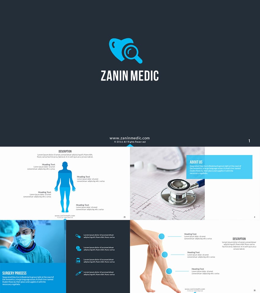 Zanin Medic PowerPoint Presentation Template