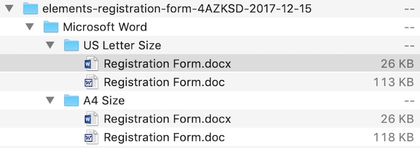 How To Customize a Registration Form Template (MS Word) | Envato Tuts+