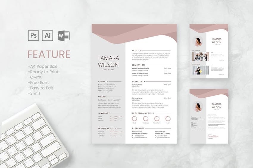 Web Development 20 Best Free Microsoft Word Resume CV Cover Letter Templates 2021