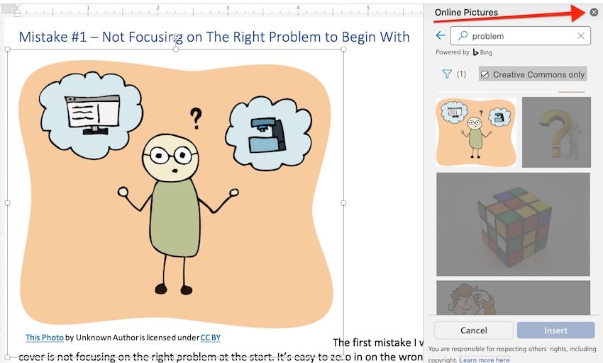 Microsoft clip art - added