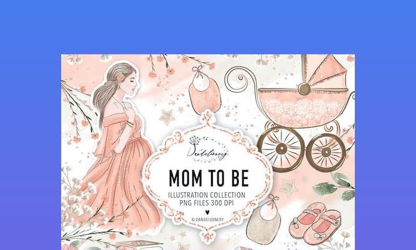 Maternity Clip Art for Microsoft Word