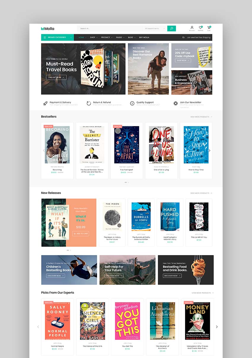 Molla - Mehrzweck Shopify Responsive Theme