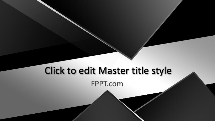 Black &amp; White PowerPoint Templates w/ Simple PPT Backgrounds | Envato Tuts+