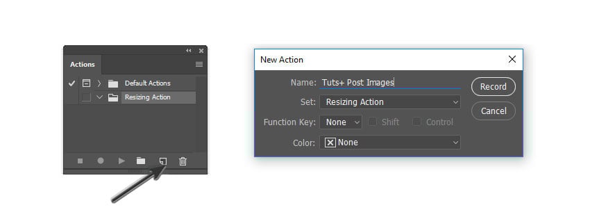 Create a New Action in Adobe Photoshop
