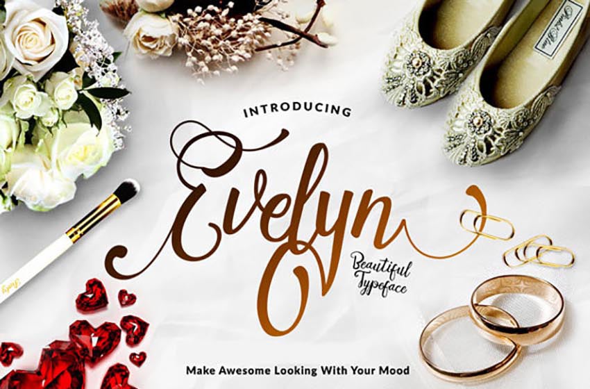 Evelyn Script Font
